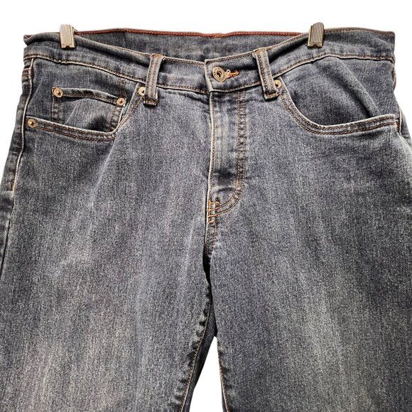 Eddie Bauer Mens Flannel Lined Jeans Size 32x32 Blue Denim Pants Warm - Picture 4 of 16